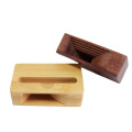 Mini Portable Wood Mobile Phone Amplifie Loud sound Stand Universal Phone Stand Mobile Phone Bracket Bamboo Sound Holder